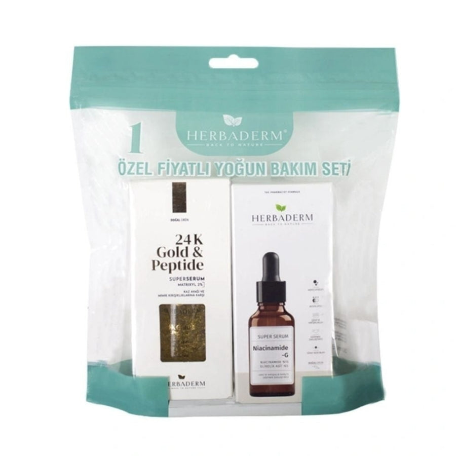 Herbaderm Hydrating Skincare Set for Radiant Skin 2-Piece