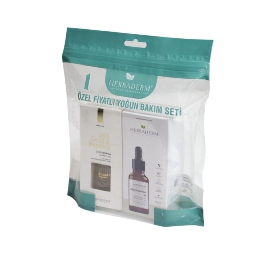 Herbaderm Hydrating Skincare Set for Radiant Skin 2-Piece
