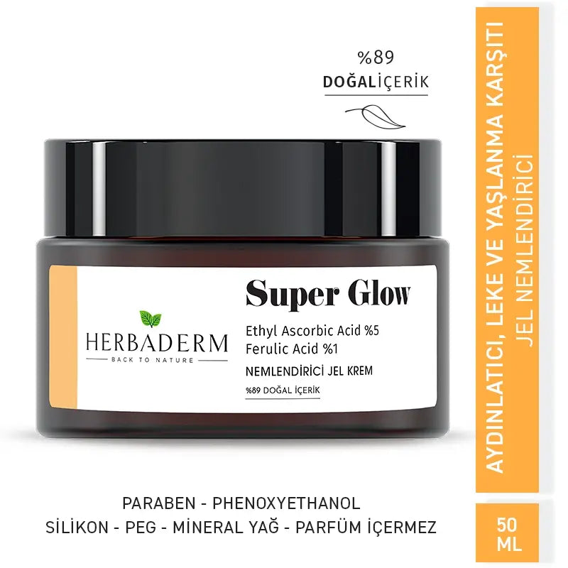 Herbaderm Super Glow Hydrating Gel Cream for Brightening 50ml