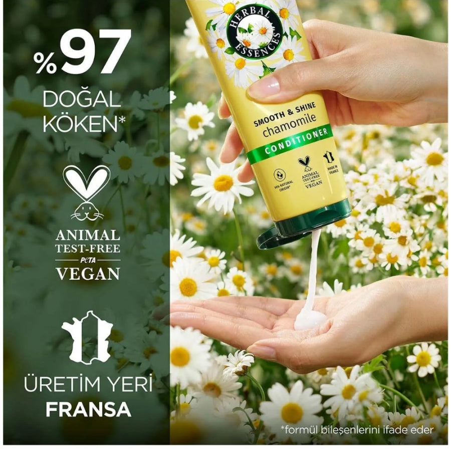 Herbal Essences Chamomile Shine & Smooth Conditioner 250ml