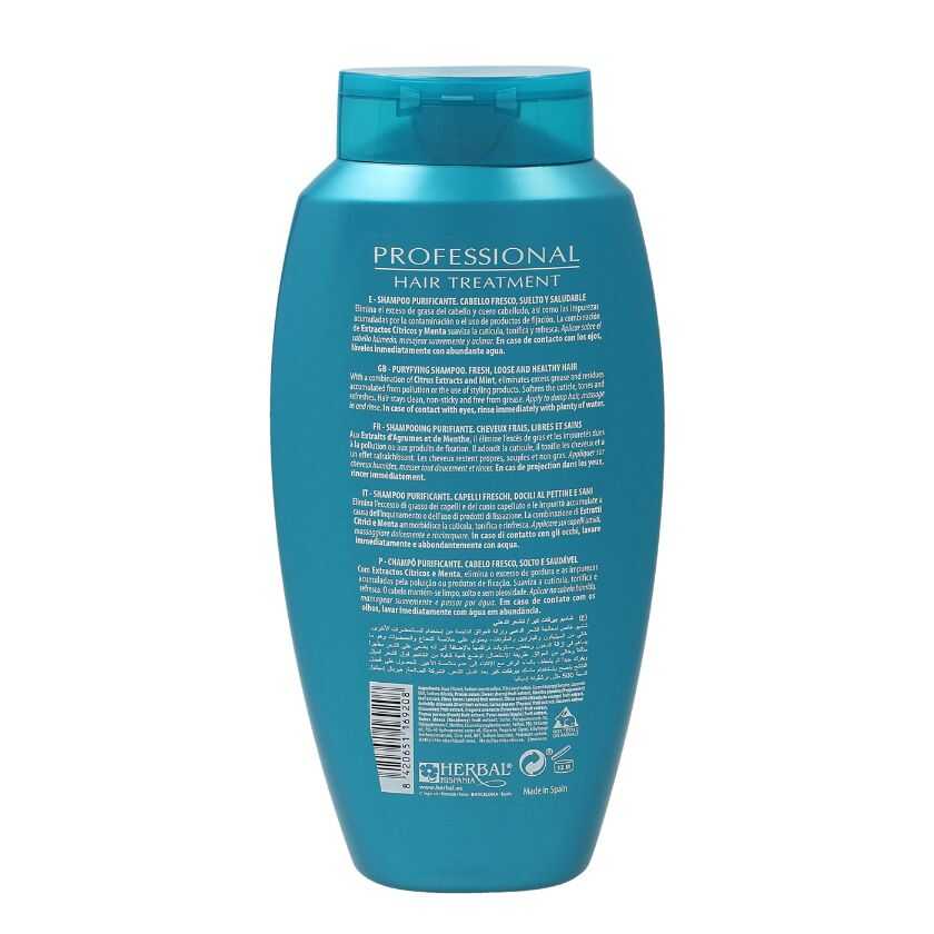 Herbal Pure Fresh Shampoo for Refreshing Scalp Care 500ml