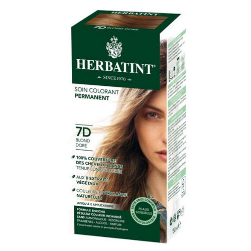 Herbatint 7D Golden Blonde Permanent Hair Color Gel 135ml