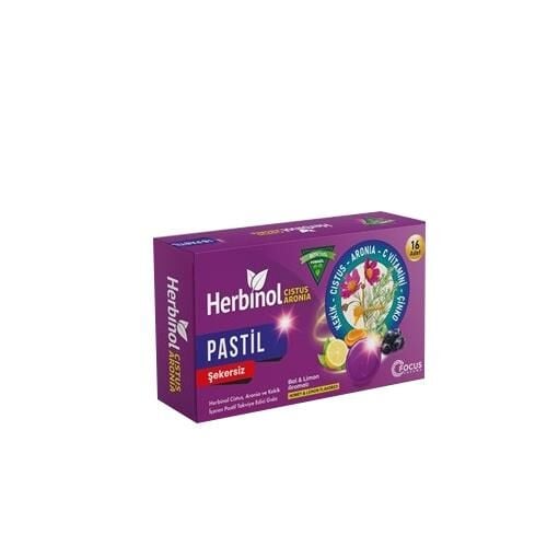 Herbinol Cistus Aronia Sugar-Free Lozenges 16 Count