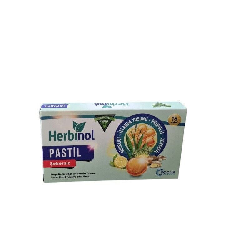 Herbinol Propolis Sugar-Free Lozenges for Throat Comfort 16ct