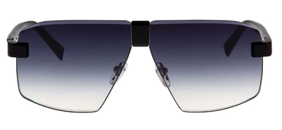 Hermossa HM-1585 01 Black Metal Gradient Sunglasses