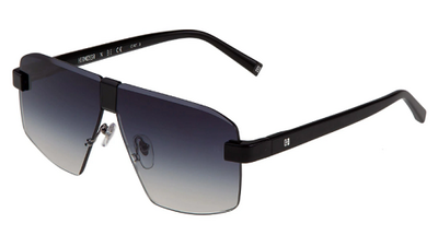 Hermossa HM-1585 01 Black Metal Gradient Sunglasses