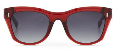 Hermossa HM-1657 03 Red Frame Gradient Sunglasses 52mm