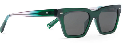 Hermossa HM-1664 04 Green Square Sunglasses 52mm