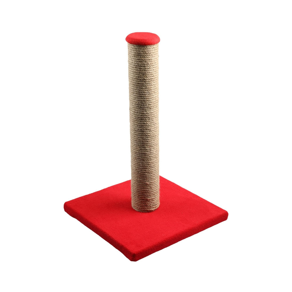 Herniks Red Cat Scratching Post with Jute Rope 40 cm