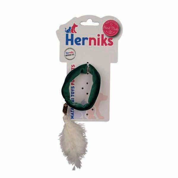 Herniks Toky Matatabi Plush Cat Toy Green 12 cm