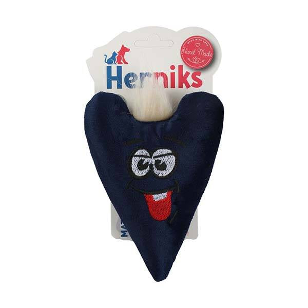 Herniks Matatabi Love Plush Cat Toy with Sound 15cm Navy Blue