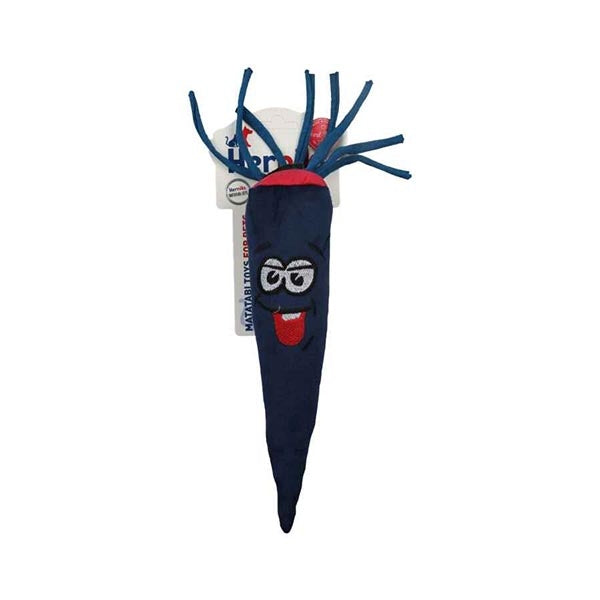 Herniks Mooni Embroidered Squeaky Dog Toy Navy Blue 27cm