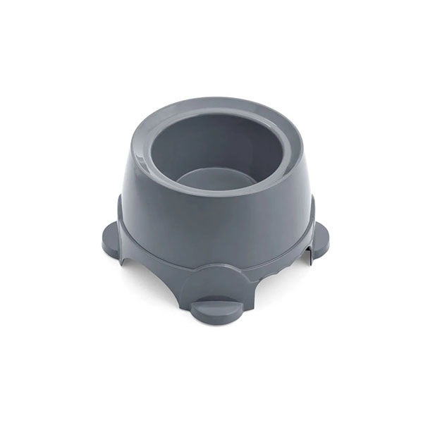 Herniks Troy Pet Food and Water Bowl Non-Slip Grey 700ml