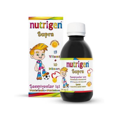 Nutrigen Supra Syrup 200ml - Comprehensive Multivitamin & Mineral Supplement for Adults - image 2