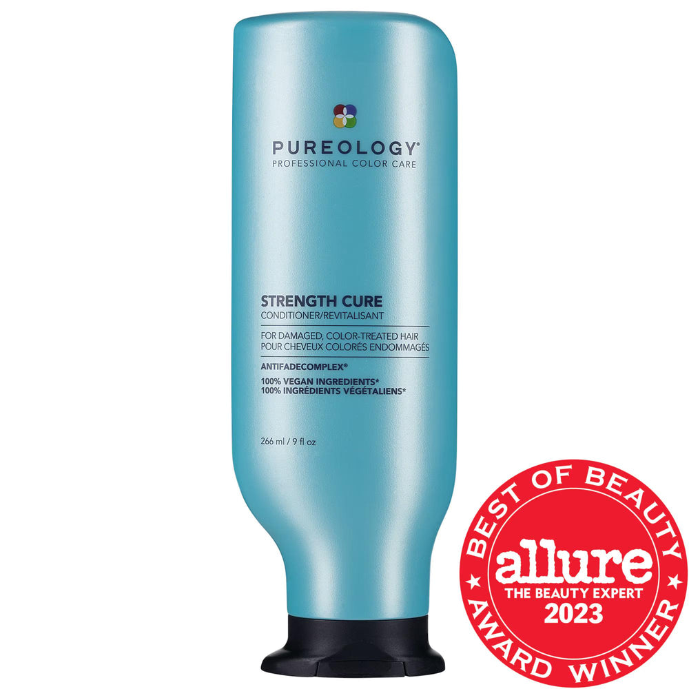 Strength Cure Conditioner for Damaged Hair - Vegan, Cruelty-Free, Color-Safe Hair Repair Strength Cure Conditioner - Repair Damaged Hair Naturally hair conditioner for damaged hair, vegan hair care products, cruelty-free conditioner, repair damaged hair, color-safe hair conditioner, sulfate-free hair care, hair repair, plant-based hair care, damaged hair solution, hair nourishment, color protection, vegan conditioner, cruelty-free hair care, healthy hair, hair care routine