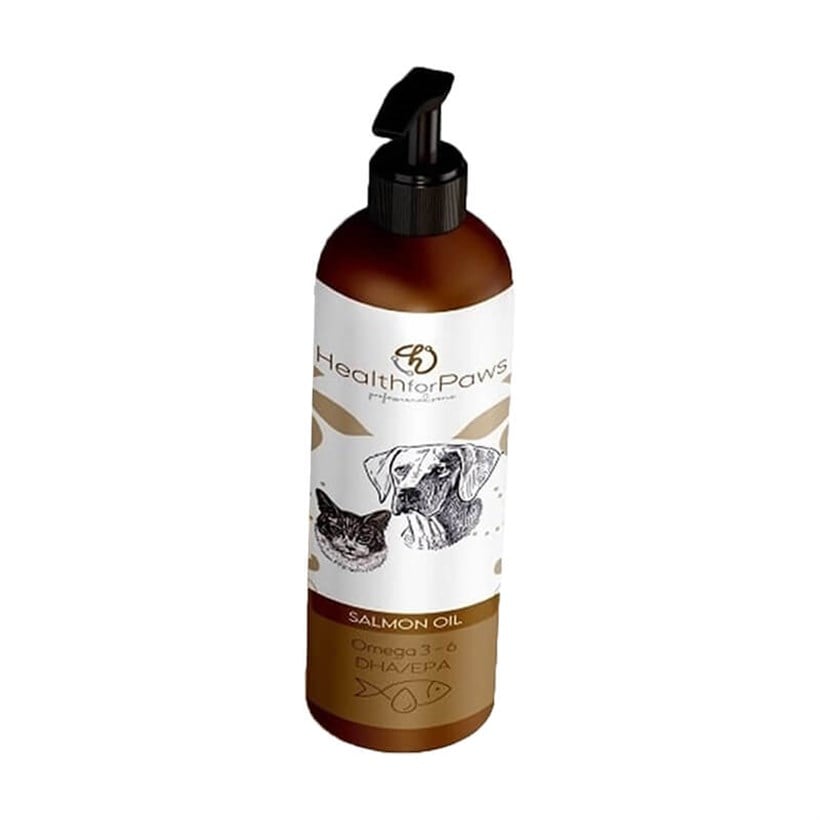 Health For Paws Salmon Oil Omega-3 Skin & Coat Supplement 200 ml
