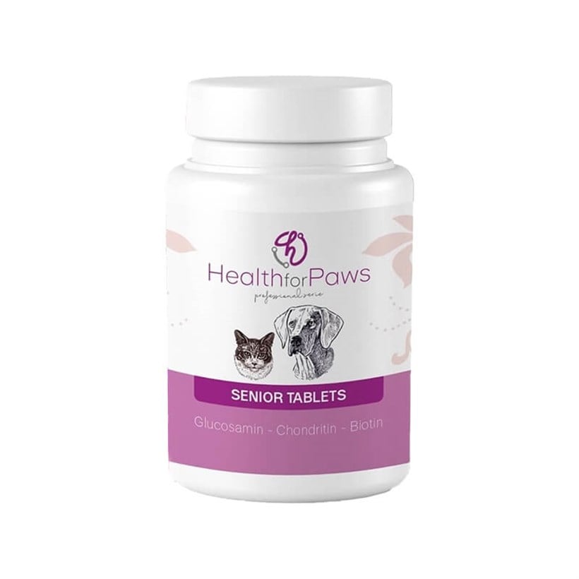 Health For Paws Senior Support Supplement for Cats & Dogs 60 Tablets