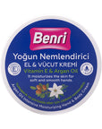 Benri Argan Oil Intensive Moisturizing Hand & Body Cream - 16.91 fl oz - Nourishing, Non-Greasy, Natural Skincare Benri Argan Oil Hand & Body Cream - Natural Moisturizer argan oil body cream, moisturizing hand cream, intensive hydration body lotion, natural skincare products, vitamin E moisturizer, dry skin relief, non-greasy moisturizer, argan oil benefits, vitamin E benefits, skincare essentials, hand cream, body cream, natural moisturizer, hydration, skin nourishment, skincare routine, beauty products, w