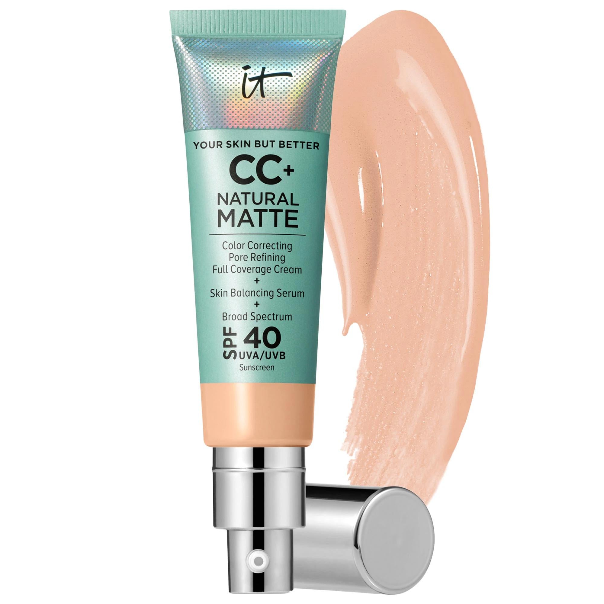 CC+ Cream Natural Matte Foundation with SPF 40 - Full Coverage, Vegan, Non-Comedogenic CC+ Cream Matte Foundation SPF 40 - Full Coverage, Vegan matte foundation, SPF 40 foundation, vegan foundation, non-comedogenic foundation, full-coverage foundation, oily skin solution, long-lasting makeup, hydrating foundation, sun protection, beauty essentials, vegan cosmetics, non-comedogenic cosmetics, skincare makeup, makeup for oily skin