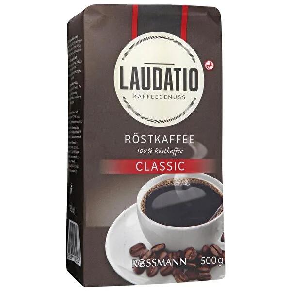 Laudatio Ground Coffee 500g - Arabica & Robusta Beans, Fresh & Rich Flavor Laudatio Ground Coffee - Rich & Fresh ground coffee, Laudatio coffee, Arabica and Robusta coffee, filter coffee, specialty coffee, coffee beans, coffee lovers, coffee enthusiasts, rich flavor, full-bodied coffee, coffee experience, coffee connoisseurs