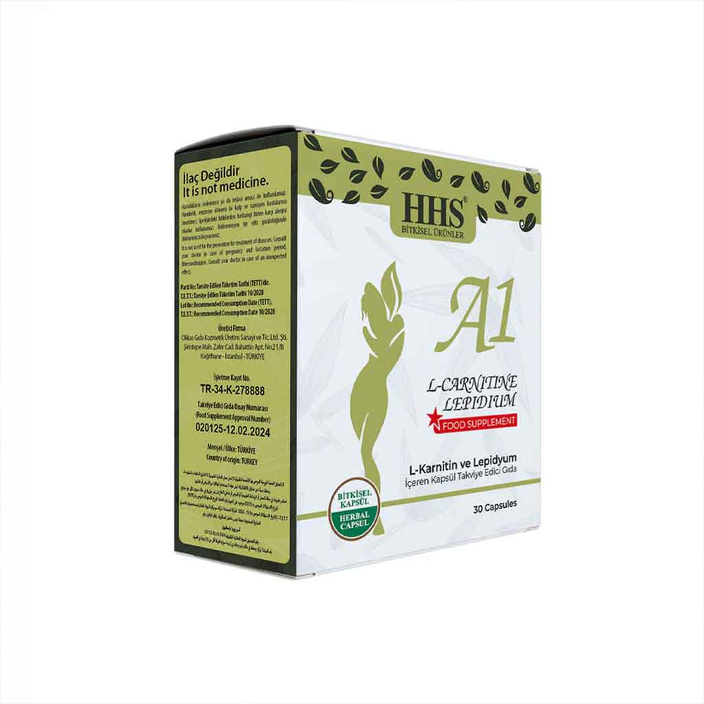 L-Carnitine Lepidium Supplement - 30 Capsules | HHS A1 - view 5