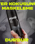 Axe Black Deodorant Spray for Men - 48 Hour Protection, Fresh Pear & Cedar Wood Fragrance Axe Black Deodorant Spray - 48 Hour Protection Axe Black Deodorant Spray, Men's Deodorant, 48-hour Deodorant Protection, Deodorant for Men, Body Spray for Men, Personal Care, Grooming, Fragrance, Confidence Booster, Long-Lasting Protection