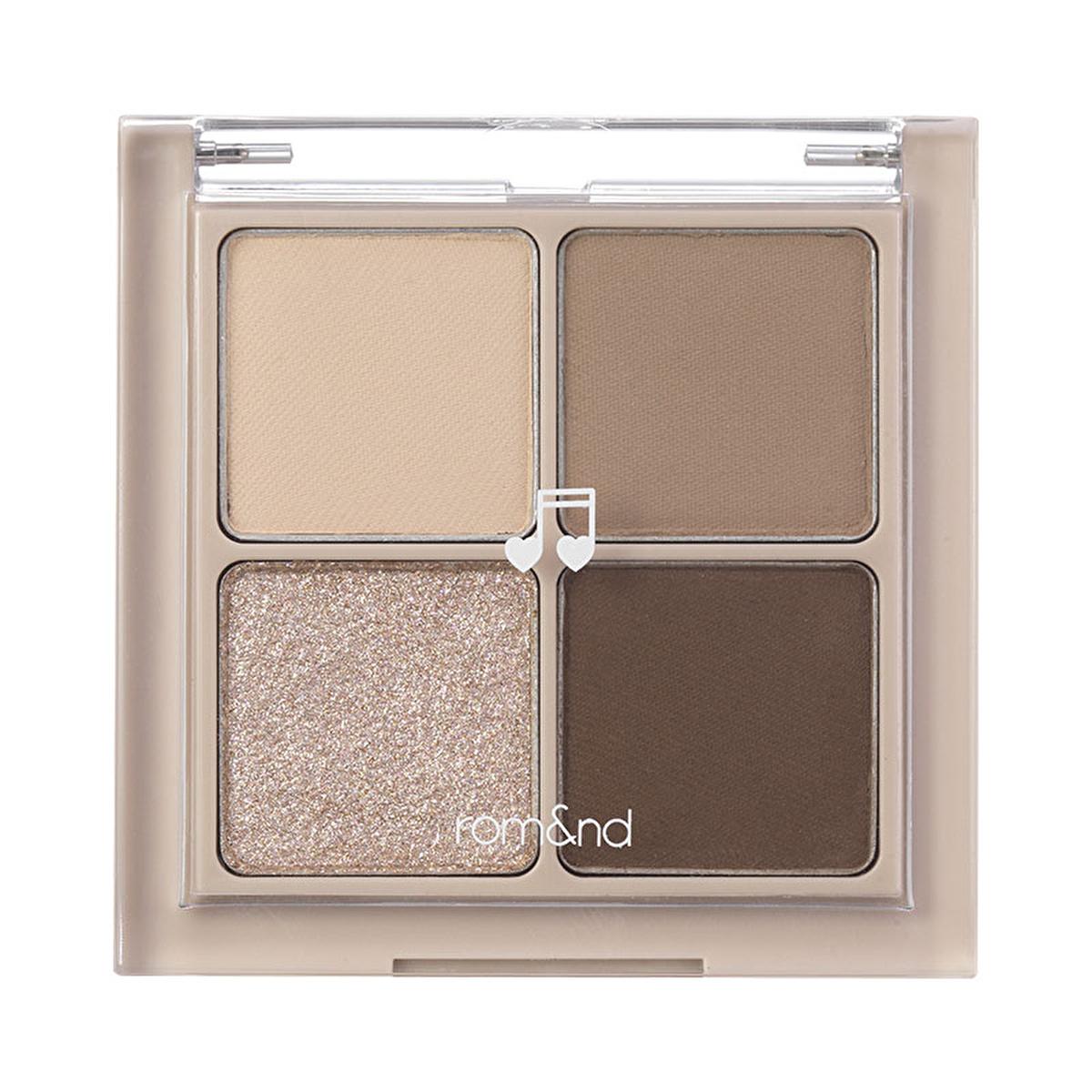 rom&nd Better Than Eyes Far Paleti M02 Dry Buckwheat - Long-Lasting Eyeshadow Palette for Everyday Natural Look rom&nd Better Than Eyes Far Paleti - Long-Lasting Eyeshadow rom&nd Better Than Eyes Far Paleti, Eyeshadow Palette, Long-lasting Eyeshadow, High Pigment Eyeshadow, Makeup Palette for Everyday Use, Natural Makeup Look, Everyday Eyeshadow, Makeup Essentials, Cosmetics, Beauty Products, Makeup for Beginners, Professional Makeup