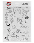 Eklips Summer Theme Temporary Tattoo Set