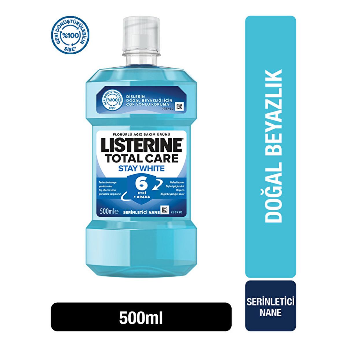 Listerine Stay White Mouthwash for Whitening Teeth - Antitartar, Anti Plaque Oral Care Listerine Stay White Mouthwash - Whitening & Oral Care Listerine Stay White, mouthwash for whitening teeth, oral care products, antitartar mouthwash, anti plaque mouthwash, oral hygiene, teeth whitening, fresh breath, ethanol mouthwash, daily oral care, comprehensive oral care, healthy gums, healthy teeth