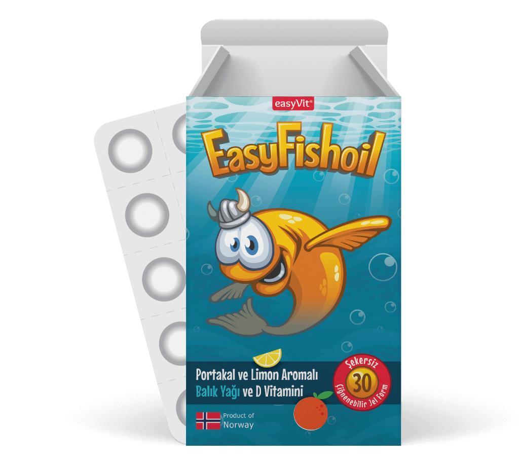 EasyFishoil Omega-3 Supplement for Children - Chewable Fish Oil Tablets with Vitamin D, Sugar-Free, 30 Count EasyFishoil Omega-3 for Kids - Chewable Tablets with Vitamin D Omega-3 supplement for children, Chewable fish oil tablets, Vitamin D supplement for kids, Children's health and development support, Sugar-free Omega-3 capsules, Healthy supplements for kids, Natural Omega-3 for children, Kids' brain development support, Heart health for children, Dietary supplements for kids