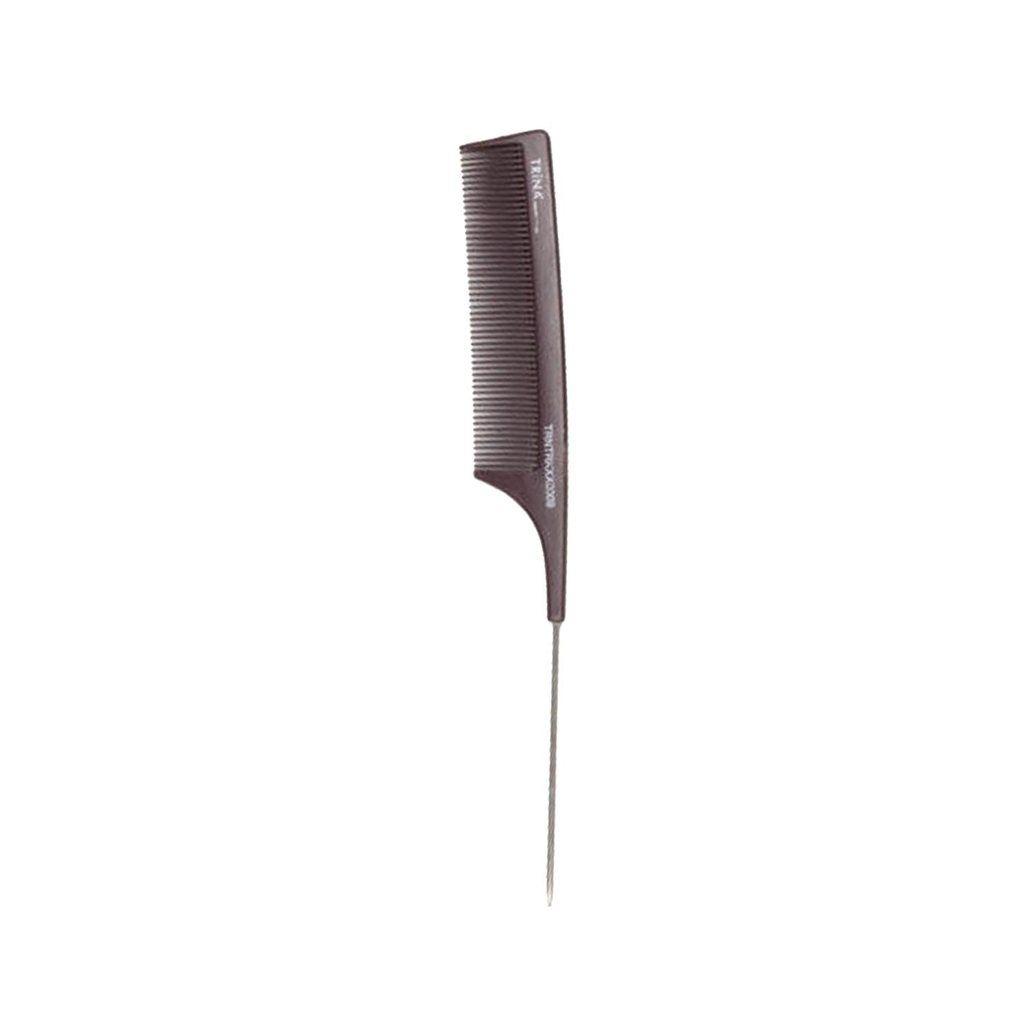 Trina Karbon Tarak Kahve TRNTRKXX0009 - Carbon Hair Comb for Detangling & Styling Trina Carbon Hair Comb for Detangling carbon hair comb, Trina hair comb, brown hair comb, hair detangling tool, Trina Karbon Tarak, hair care, hair styling, antistatic comb, durable comb, brown comb, Trina brand