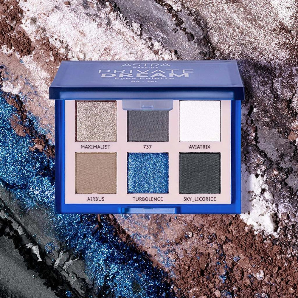 Astra Private Dream 6-Color Eyeshadow Palette 04 Jet