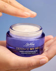BioNike Defence My Age Anti-Aging Night Cream - Hydrating, Vitamin C Enriched Skincare for Mature Skin BioNike Defence My Age Night Cream - Anti-Aging Skincare Anti-Aging Night Cream, Vitamin C Enriched Skincare, Hydrating Night Cream, BioNike Defence My Age, Renewing Night Cream for mature skin, skincare, anti-aging, night cream, hydration, firmness, dark spots, fine lines, mature skin, cosmetics, BioNike