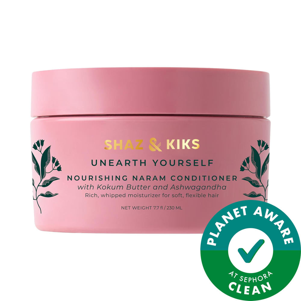 SHAZ & KIKS Nourishing Naram Conditioner: Softens, Strengthens & Protects Dry, Frizzy Hair with Kokum Butter & Ashwagandha - Vegan & Cruelty-Free - image 2