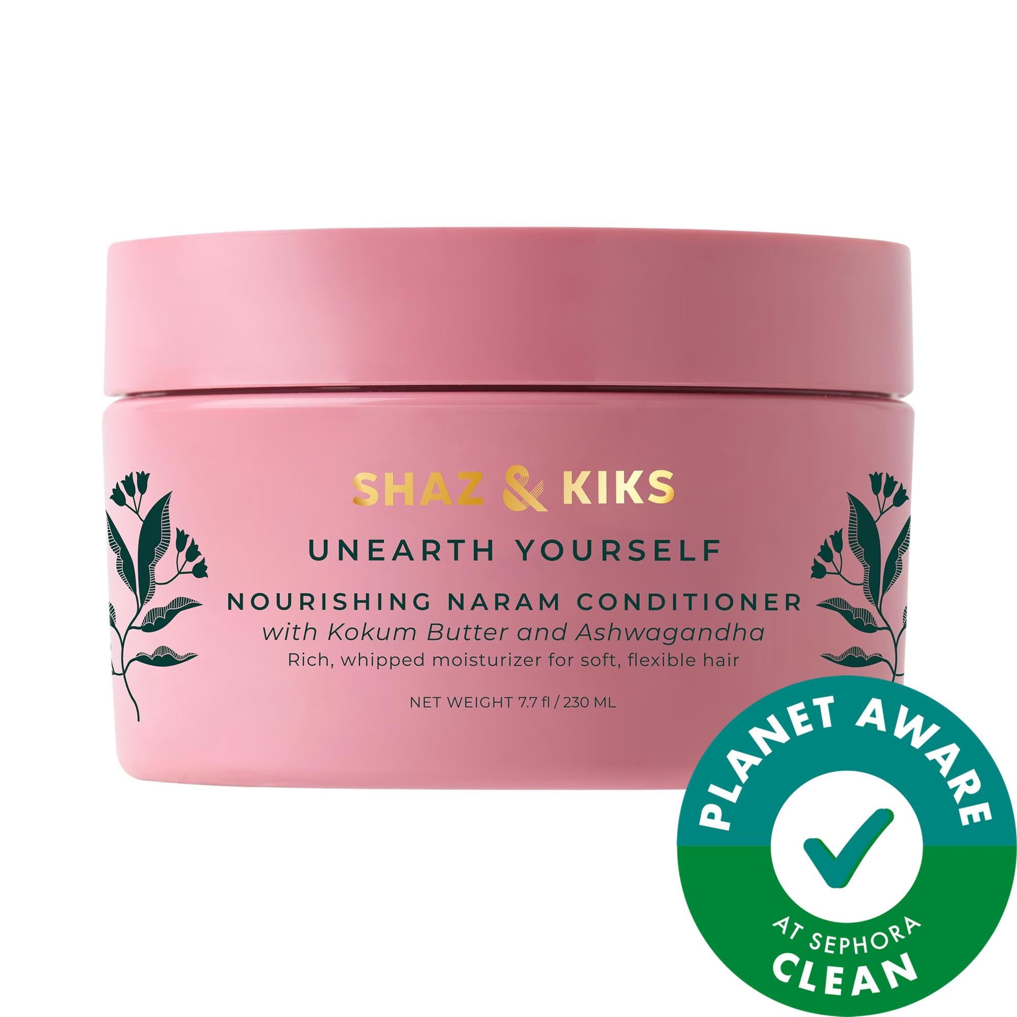 SHAZ & KIKS Nourishing Naram Conditioner: Softens, Strengthens & Protects Dry, Frizzy Hair with Kokum Butter & Ashwagandha - Vegan & Cruelty-Free - image 2