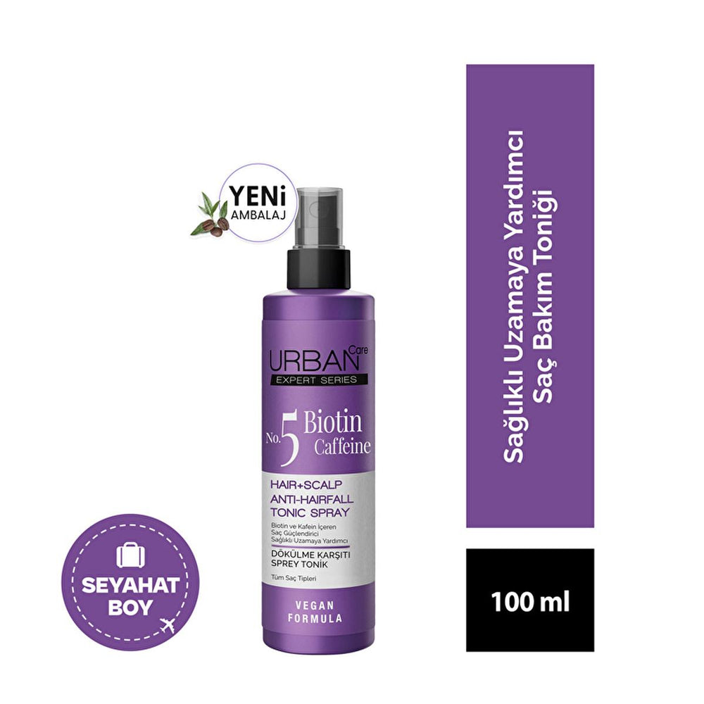 Urban Care Expert Biotin & Caffeine Hair Tonik for Hair Loss - 3.38 fl oz, Vegan & Natural Hair Care - view 3