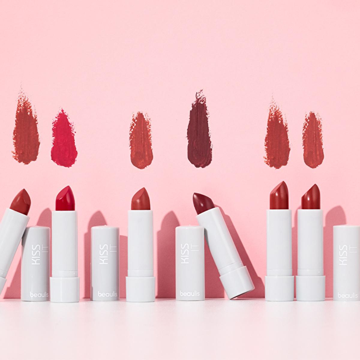 Beaulis Matte Lipstick - Long-Lasting, Moisturizing Lip Color for Dry Lips Beaulis Matte Lipstick - Long-Lasting & Moisturizing matte lipstick, long-lasting lip color, moisturizing lipstick, Beaulis Kiss It Mat Ruj, lip color for dry lips, lip care, beauty products, cosmetics, makeup, lipstick, dry lip solution, comfortable lip color