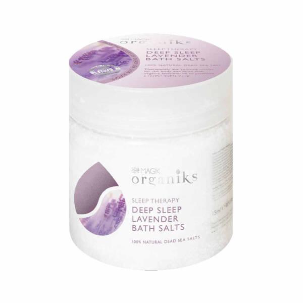 dead sea spa magik deep sleep lavender bath salts 550g, lavender bath salts in a jar, relaxing bath with lavender bath salts Dead Sea Spa Magik Deep Sleep Lavender Bath Salts - 550g Dead Sea Bath Salts - Deep Sleep Lavender | 550g dead-sea-bath-salts, lavender-bath-salts, spa-products, wellness, skin-care, relaxation, aromatherapy, bathtime, self-care, ai-generated