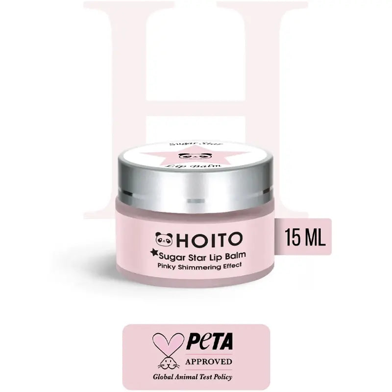Hoito Sugar Star Hydrating Lip Balm for Pink Glow 15ml