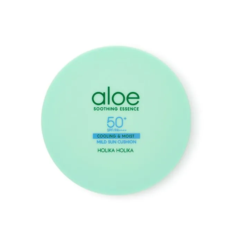 Holika Holika Aloe Mild Sun Cushion SPF50 Soothing Sunscreen 25g