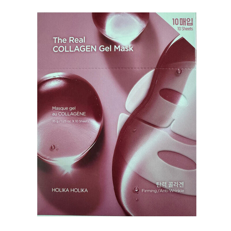 Holika Holika The Real Collagen Gel Mask Firming Pack 10-Piece