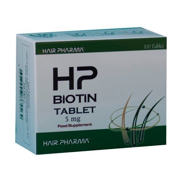 Defnil Pharma HP Biotin 5 mg Hair and Nail Support 100 Tablets