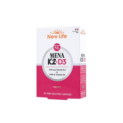 New Life Mena K2+D3 Vitamin Supplement: Supports Bone Health, High Absorption, 100 mcg K2 & 1000 IU D3, Gluten & Soy-Free New Life Mena K2+D3: Bone Health & Immune Support Vitamin K2 D3 supplement, Mena K2 D3 capsule, Vitamin K2 100 mcg, Vitamin D3 1000 IU, bone health supplement, olive oil Vitamin K2 D3, fish gelatin capsules Vitamin, soy free vitamin, GMO free vitamin, gluten free vitamin, Vitamin K2, Vitamin D3, bone health, immune support, K2 supplement, D3 supplement, dietary supplement, health and wel