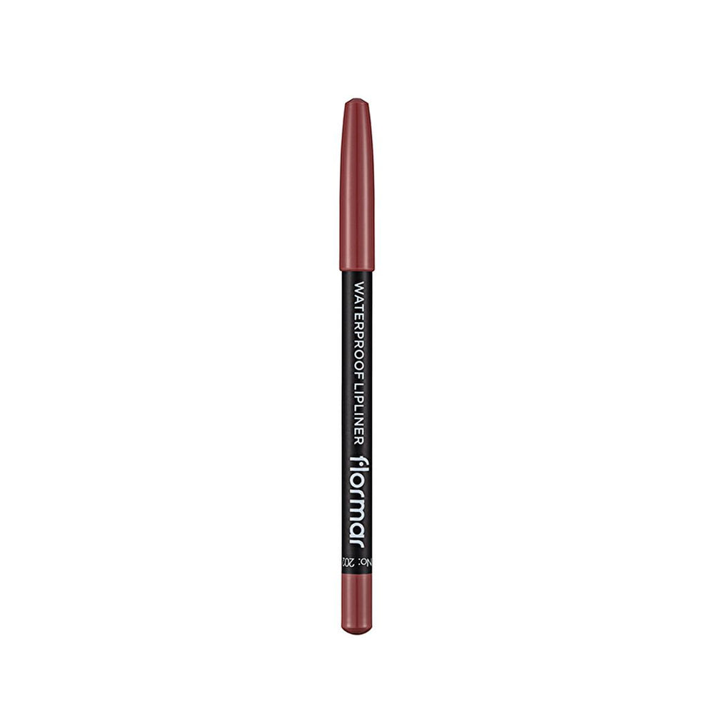 Flormar Waterproof Matte Lip Liner Pencil - Long Lasting, Highly Pigmented Formula - view 2