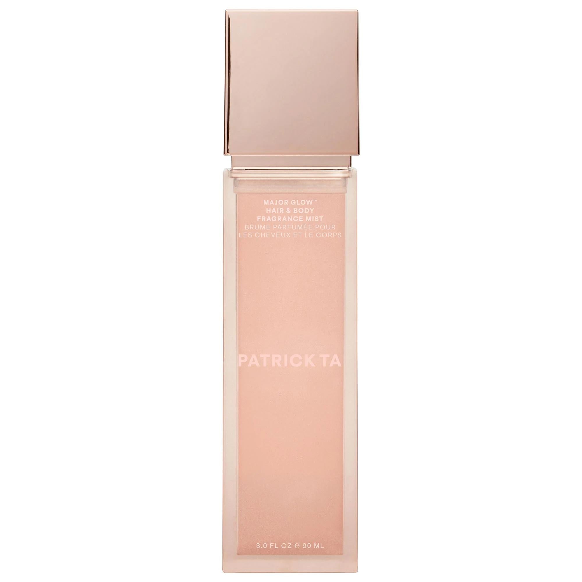 Patrick Ta Major Glow Hair & Body Fragrance Mist - Sweet Sultry Perfume with Bergamot, Jasmine & Amber Notes Patrick Ta Hair & Body Mist - Sweet Sultry Fragrance hair fragrance mist, body fragrance mist, bergamot jasmine amber fragrance, sweet sultry fragrance, rose gold fragrance bottle, perfume mist, body spray, hair perfume, fragrance, body mist, hair mist, bergamot, jasmine, amber, perfume, spray, beauty, personal care, women's fragrance, scent, glamour, sultry, rose gold, elegant, warm sugar, moss, san