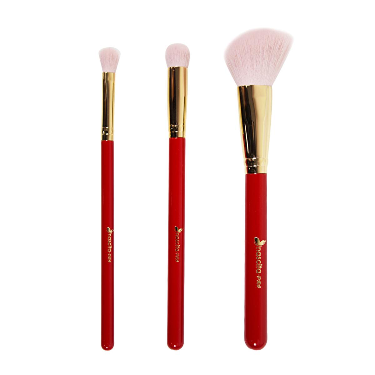 nascita-love-series-makeup-brush-set, angled-blush-and-powder-brush, concealer-brush, eyeshadow-brush Nascita Love Series 3-Piece Essential Makeup Brush Set - Soft & High Quality | Perfect for Makeup Enthusiasts & Beauty Professionals Nascita Love Series 3-Piece Makeup Brush Set nascita, makeup-brushes, beauty-tools, makeup-set, professional-makeup, daily-use, makeup-enthusiasts, beauty-professionals, soft-bristles, ai-generated