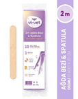 Vi-Vet Waxing Strips with Spatula for Smooth Skin 10-Pack