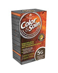 Color&Soin Natural Ammonia-Free Hair Dye - Light Golden Chestnut 5G - Hair Dye