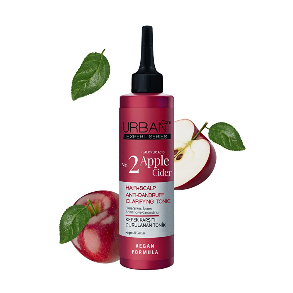 Urban Care Anti-Dandruff Hair Tonic with Apple Cider Vinegar & Salicylic Acid - Vegan, Natural Scalp Treatment - Toner