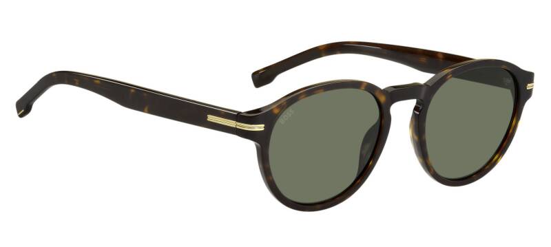 Hugo Boss 1506/S Green Men's Sunglasses with Tortoise Frame